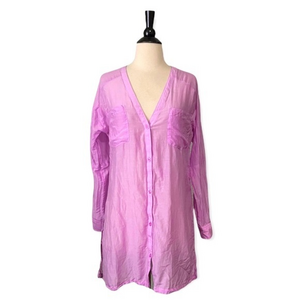 Atleta Swim Cover Up Silk Long Sleeves‎ Small